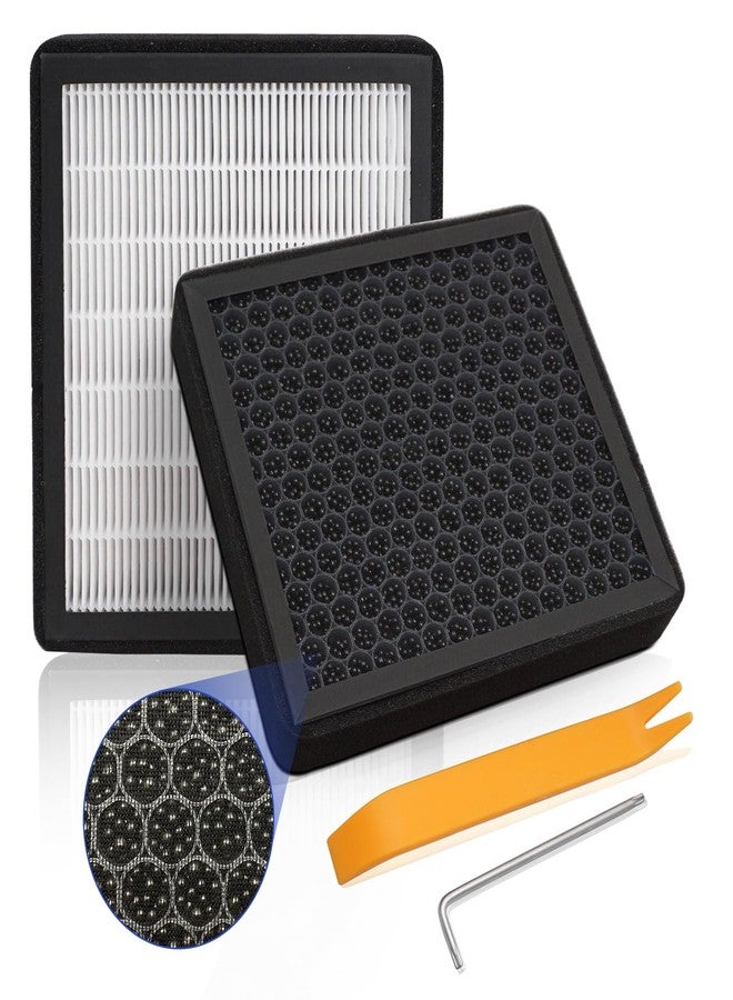 X4XZ CF10285 Premium HEPA Cabin Air Filter Upgraded Air Filter with Activated Carbon for Toyota Camry Corolla Prius Rav4 Highlander 4Runner Tundra/Lexus Es300H ES350 GS300 GS350 GS430 GS460 GX460 CP285 - Image 1